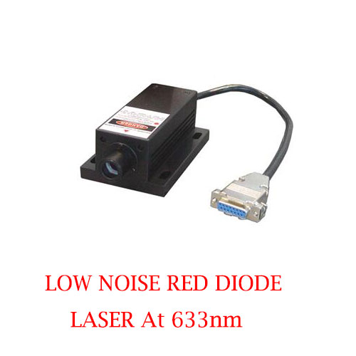 Long Lifetime Easy Operating 633nm Low Noise Red Diode Laser 1~80mW